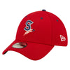 Spokane Indians New Era 39THIRTY Flex Fit Red Home Logo Cap