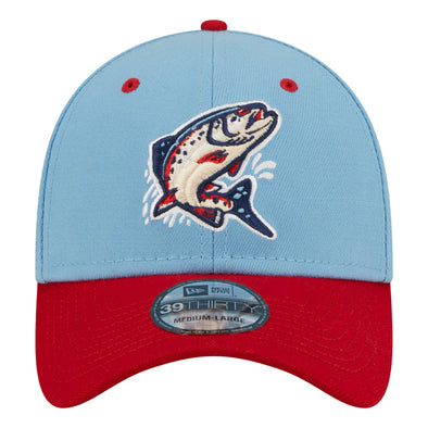 Spokane Indians New Era 39THIRTY Flex Fit Redband Trout Cap