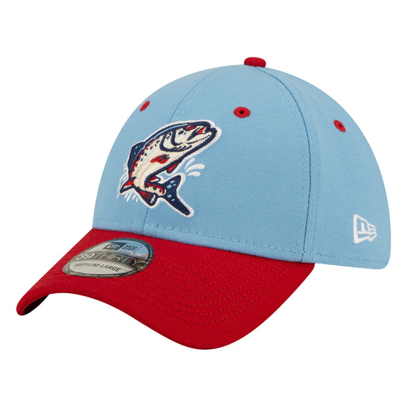 Spokane Indians New Era 39THIRTY Flex Fit Redband Trout Cap