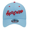 Spokane Indians New Era 39THIRTY Flex Fit Sky Blue Salish Script Cap