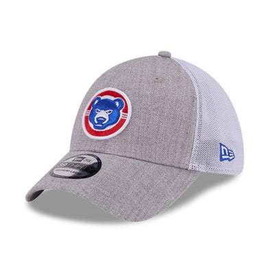 South Bend Cubs New Era 39Thirty Heather Mesh Stretch Fit Cap