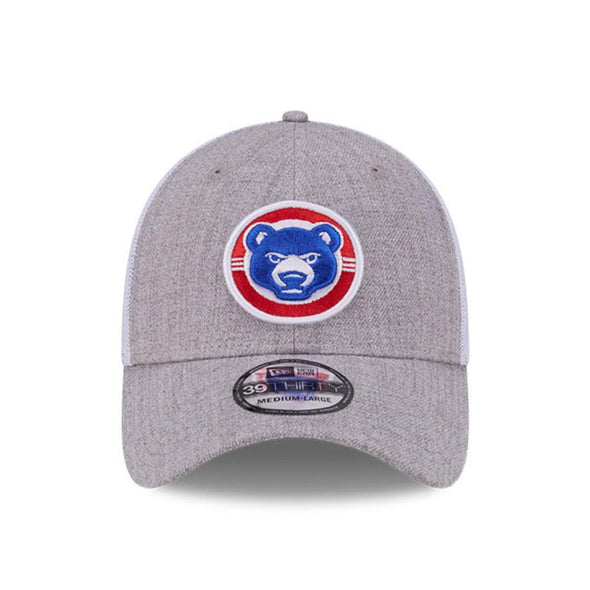 South Bend Cubs New Era 39Thirty Heather Mesh Stretch Fit Cap