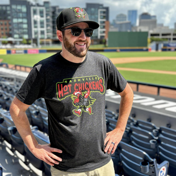 Nashville Sounds New Era 59FIFTY Black Hot Chickens Hat