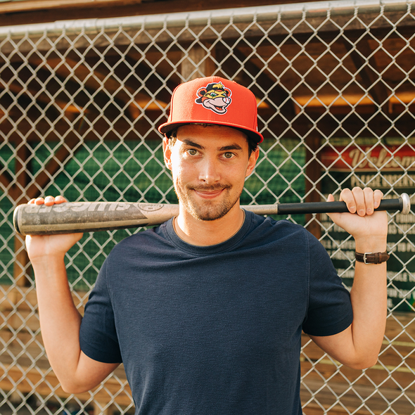 Indianapolis Indians Red Rowdie Marvel's Defenders of the Diamond Authentic On-Field New Era 59FIFTY Cap