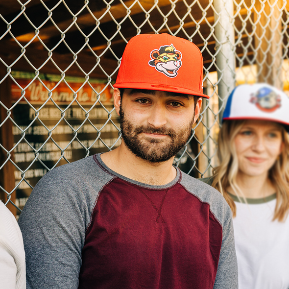 Indianapolis Indians Red Rowdie Marvel's Defenders of the Diamond Authentic On-Field New Era 59FIFTY Cap