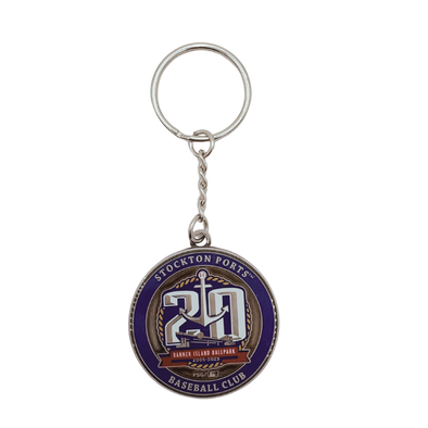 Stockton Ports 2 Sided Keychain