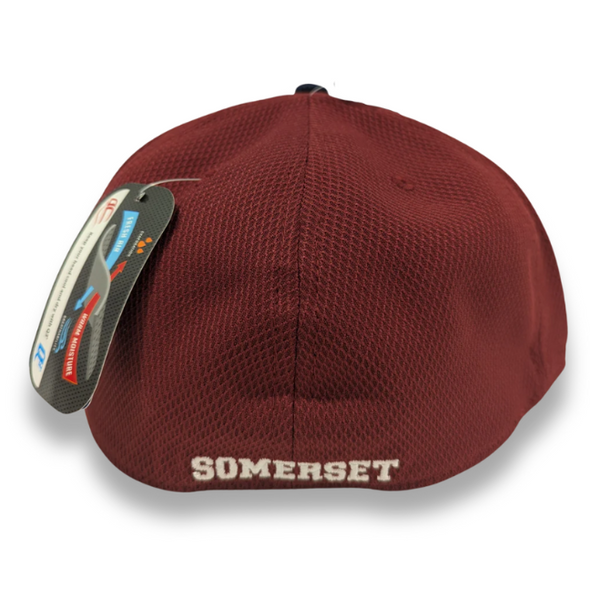 Somerset Patriots Batting Practice Retail Replica Cage Mesh Flex Fit Cap