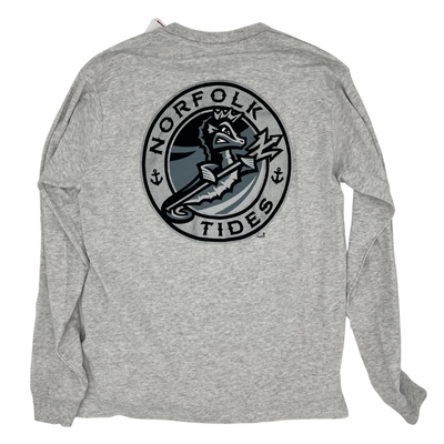 Norfolk Tides Heather Grey Long Sleeve T-Shirt