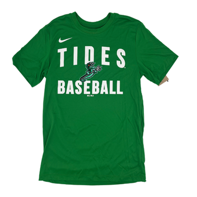 Norfolk Tides Nike Legend Apple Green Dri-Fit T-Shirt