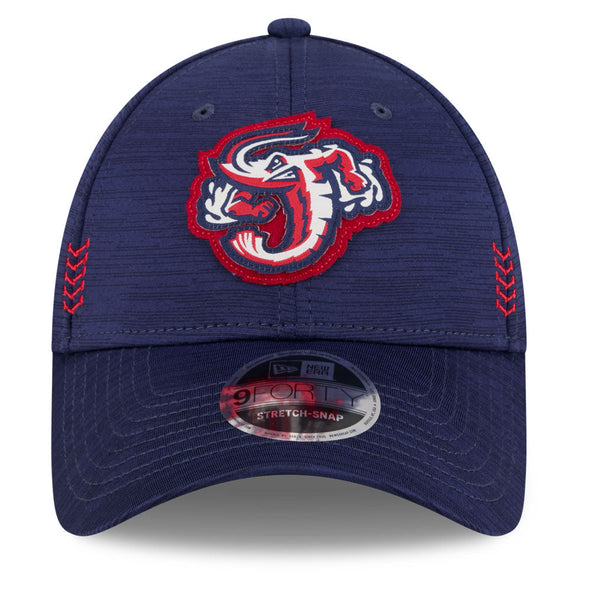 Jacksonville Jumbo Shrimp New Era 2024 Clubhouse 9 Forty Stretch Snap