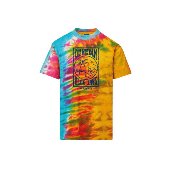 Dunedin Blue Jays Rainbow Wild Tie Dye Tee