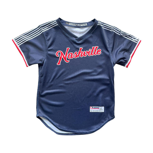 Nashville Sounds EvoShield Toddler Navy Replica Jersey