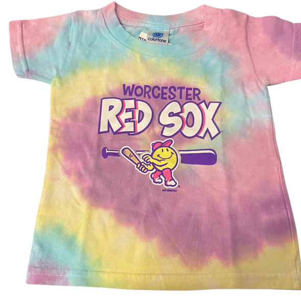Worcester Red Sox Jellybean Toddler Tie Dye Tee