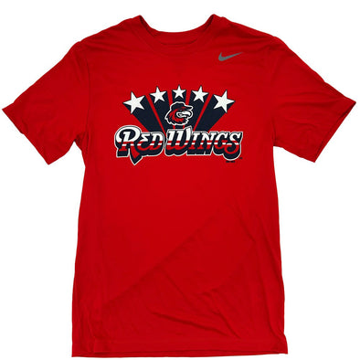 Rochester Red Wings Nike 4th of July Red Dri-Fit T-Shirt