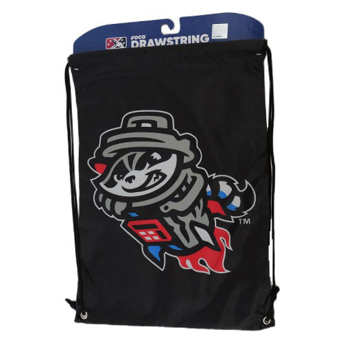 Black Primary Drawstring Backpack