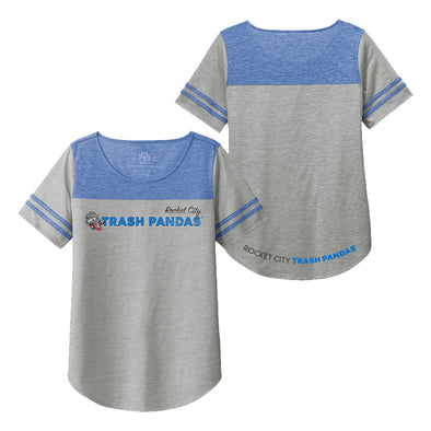 Women's Fan Tee Royal/Grey