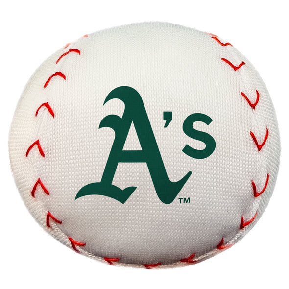 3" STUFFED A'S BASEBALL, ATHLETICS