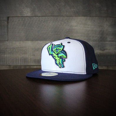 Lynchburg Hillcats Hillcats High Crown Navy & White Alternate Fitted Cap