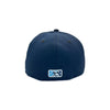 Nashville Sounds New Era 59FIFTY Navy Light Blue N Logo Hat