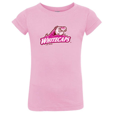 West Michigan Whitecaps Toddler Light Pink Girls Tee