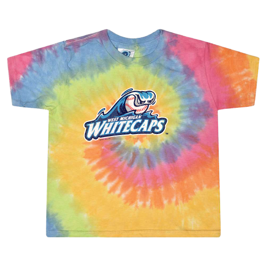 West Michigan Whitecaps Toddler Tie Dye Tee