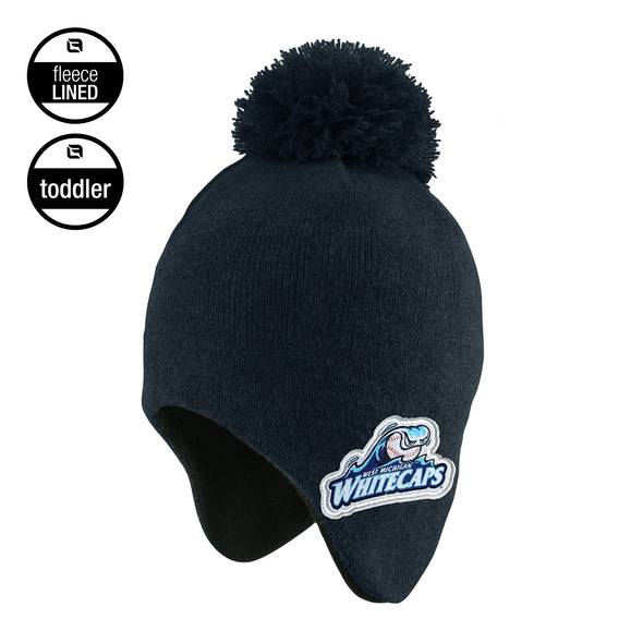 West Michigan Whitecaps Toddler Fleece-Lined Knit Hat