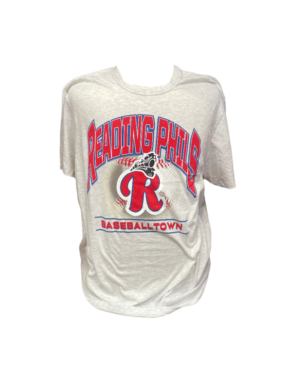 '47 Reading Phils Relay Grey Bunt Franklin Tee