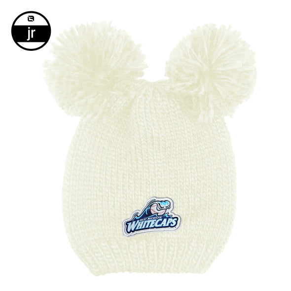 West Michigan Whitecaps Jr. Double Pom Hat