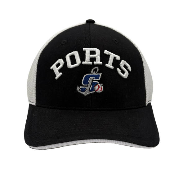 Bimm Ridder Black and White Ports Snapback