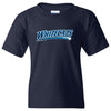 West Michigan Whitecaps Youth Script Logo Navy Tee