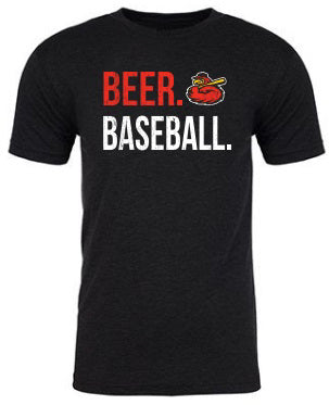 Rochester Red Wings Beer Baseball Tee