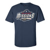 San Antonio Missions SA Missions Full Logo Classic Navy T