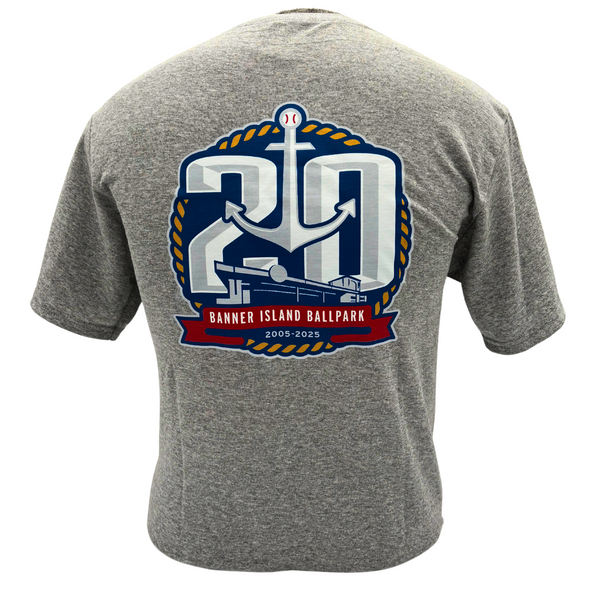 20TH Anniversary Gray Pocket T-Shirt