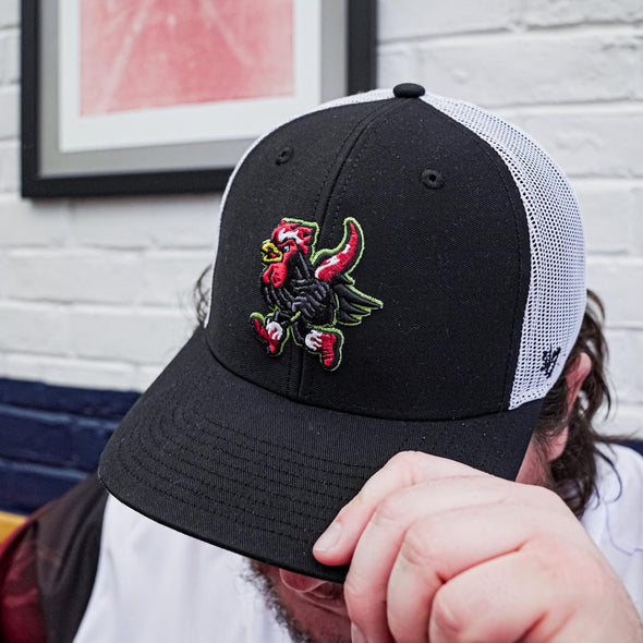 Nashville Sounds '47 Brand Black Hot Chickens Trucker Hat