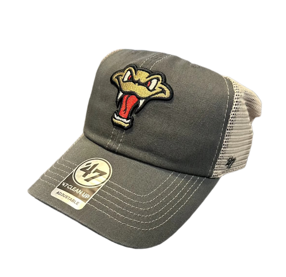 Timber Rattlers ‘47 Brand Charcoal Trawler Clean Up Adjustable Hat