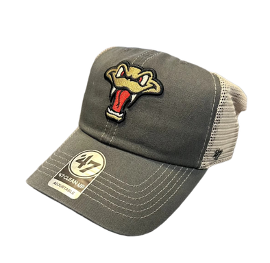 Timber Rattlers ‘47 Brand Charcoal Trawler Clean Up Adjustable Hat