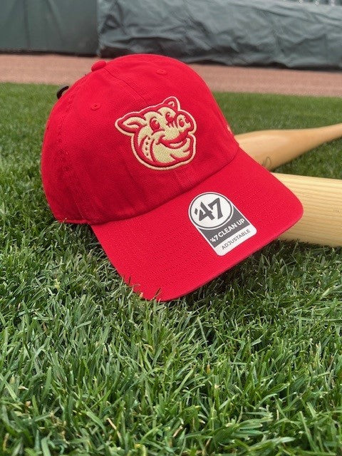 Lehigh Valley IronPigs 47 Brand Fauxback Clean Up