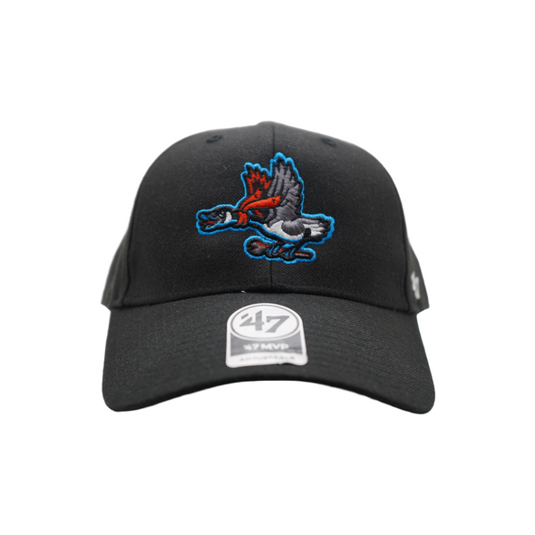 Beloit Sky Carp 47 Home Black MVP Hat