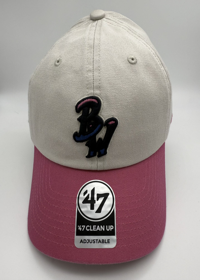 Pensacola Blue Wahoos '47 Bone Grandstand Clean Up Cap