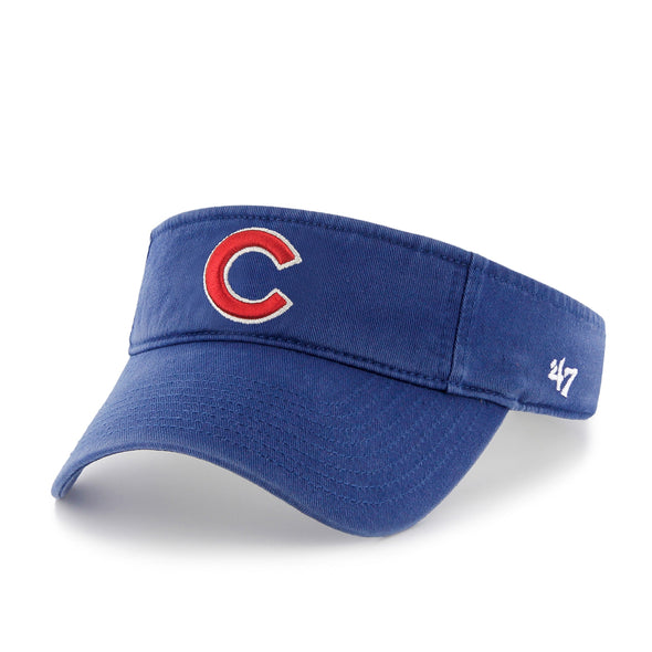 Adult Chicago Cubs Clean Up Visor, Royal