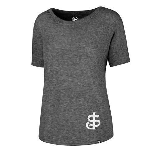 San Jose Giants 47 Brand Women's Heather Boyfriend Tee