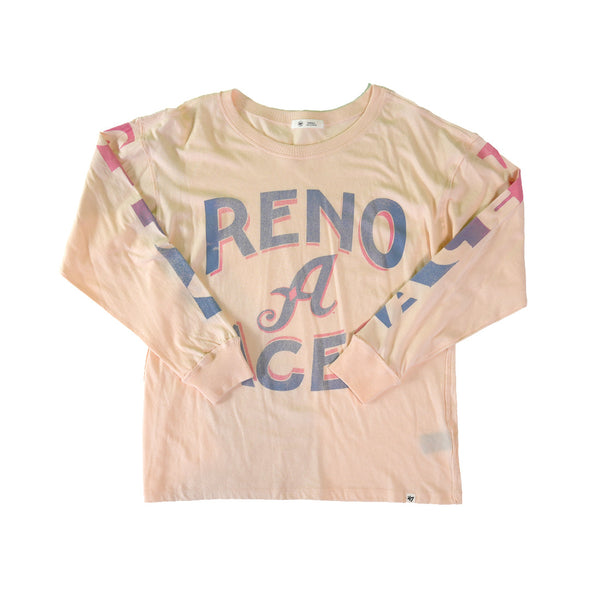 Reno Aces Ladies Seashell Cloud Nine Long Sleeve Tee