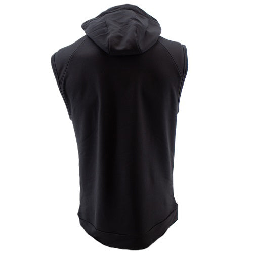 UA Mens Black Tech Sleeveless Hood