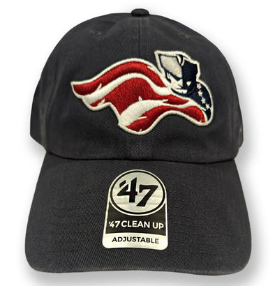 Somerset Patriots Mens  Navy Vintage 47 Clean Up Adjustable Cap