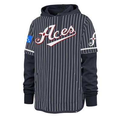 Reno Aces Men's Navy Pinstripe Shortstop Hoodie