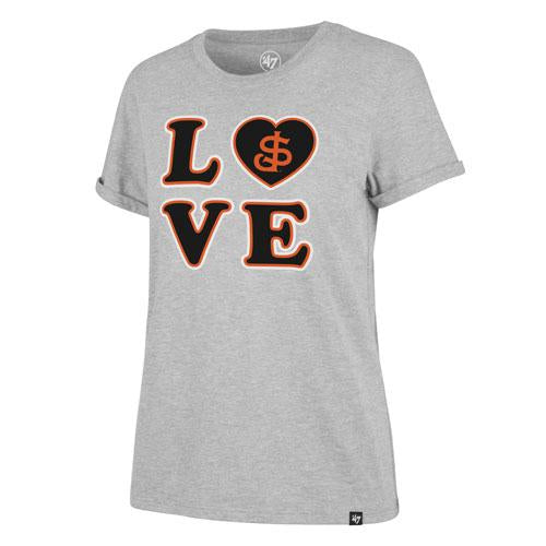 San Jose Giants 47 Brand Women's Love Tee