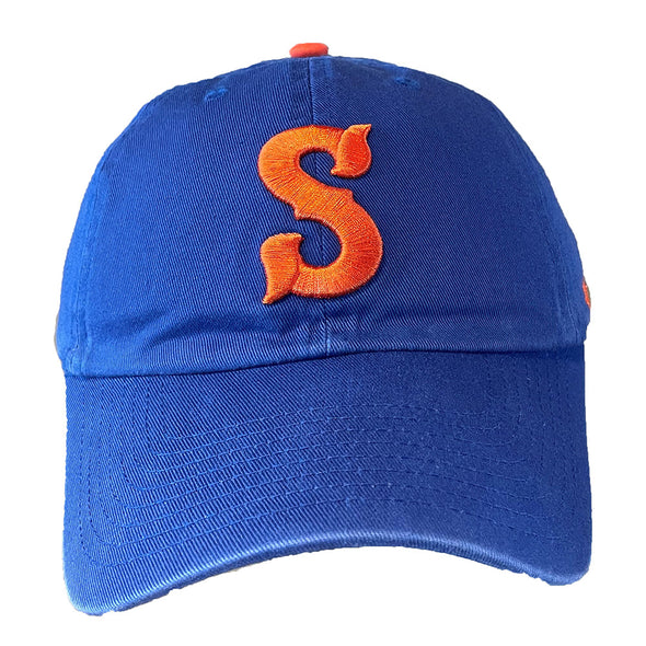 Syracuse Mets 47 Road Replica Clean Up Adj. Cap