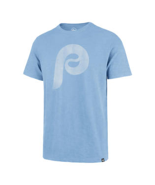 '47 Philadelphia Phillies Columbia Blue Grit Vintage Scrum Tee