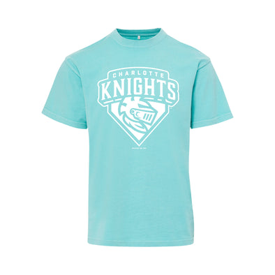 Charlotte Knights MV Sport Barbados Blue Primary Tee