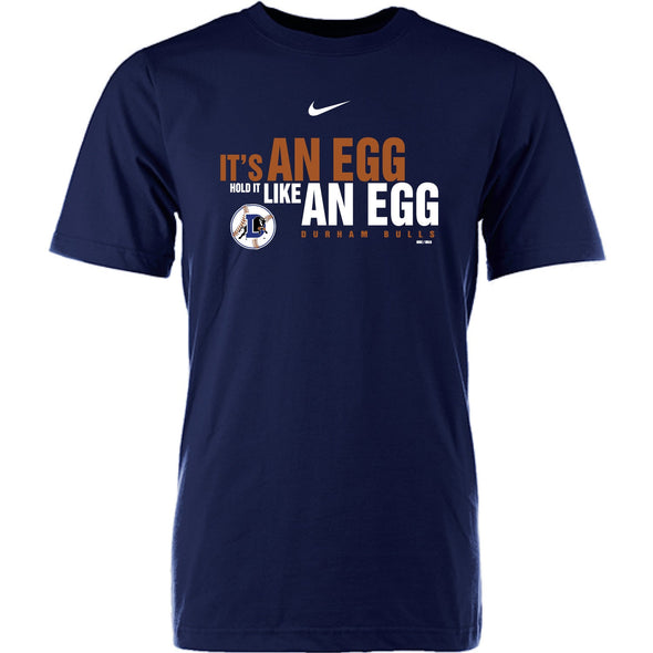 Durham Bulls Nike Navy MiLB Egg Tee